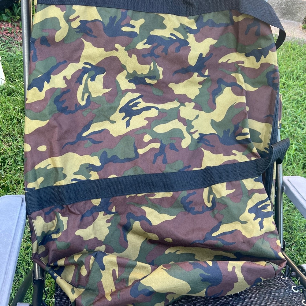 PariSun Camouflage Large Duffel Bag Travel Gym Woodland Camo Canvas